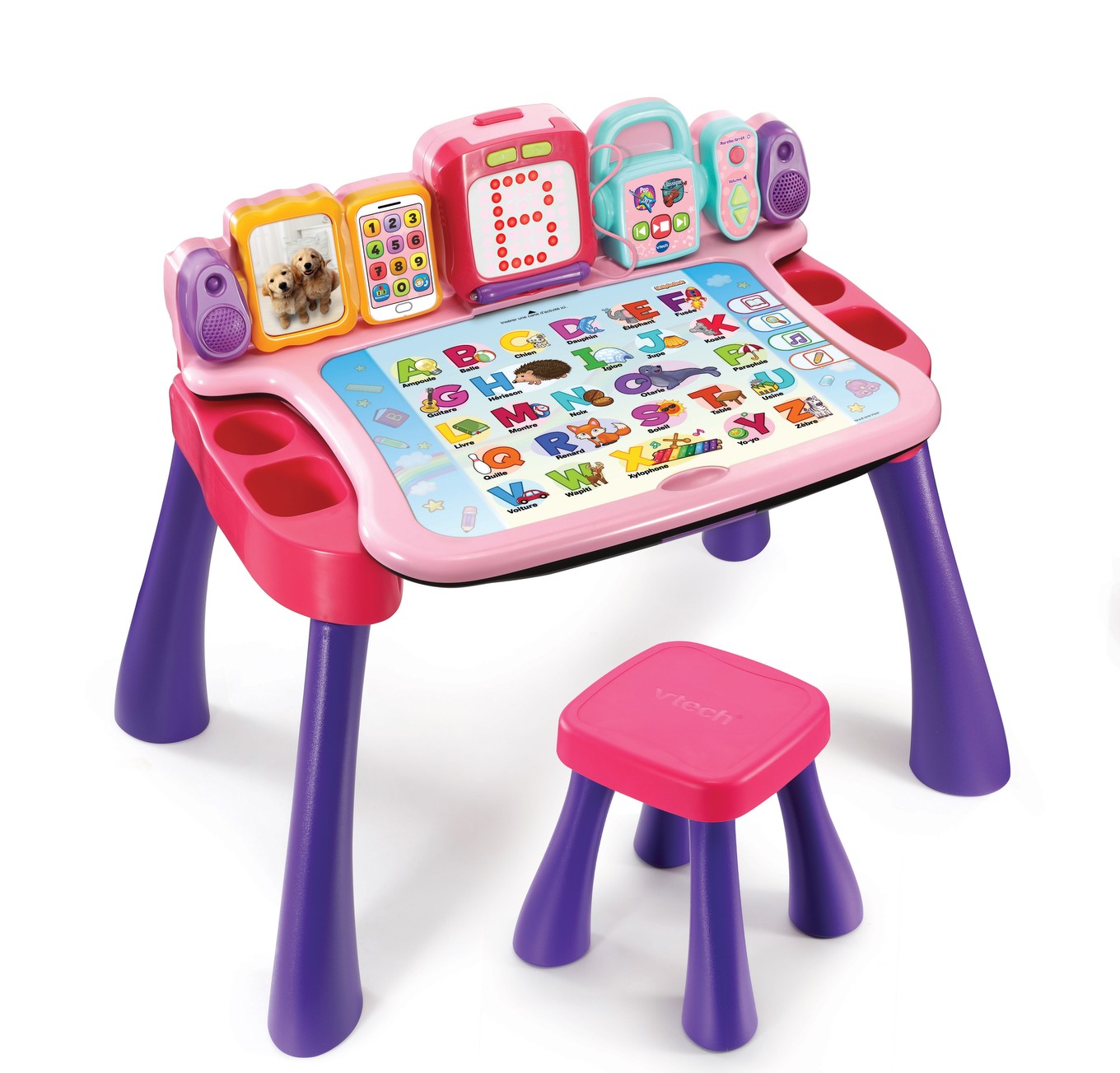 VTECH  MAGI BUREAU INTERACTIF 4EN1 ROSE