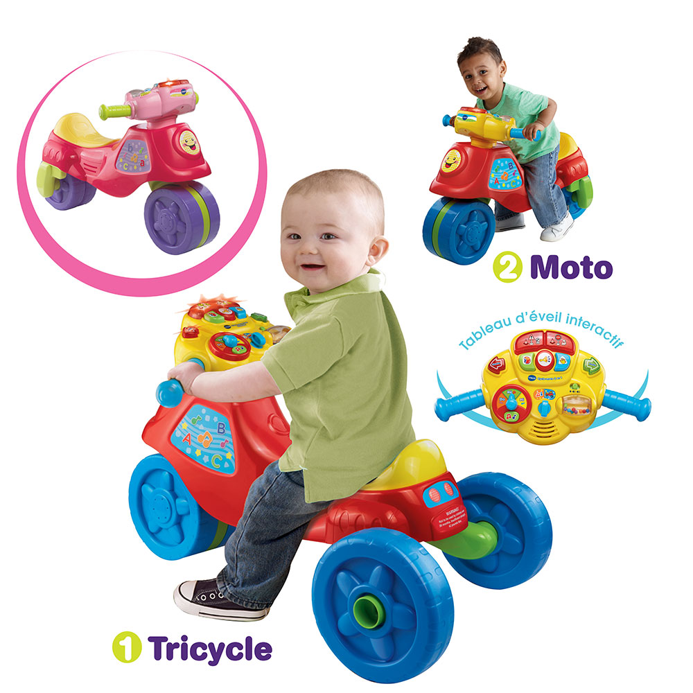 Vtech cyclo-moto 2en1 garcon
