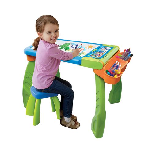 Vtech magi chevalet interactif 3en1 bleu