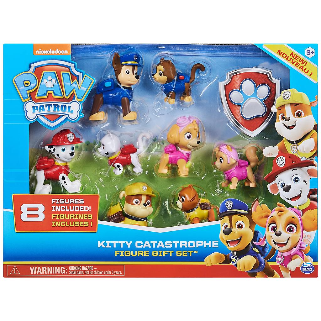 SPIN MASTER COFFRET 8 FIGURINE PAW PATROL