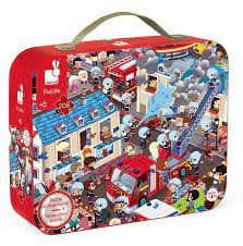 JANOD PUZZLE POMPIER 208 PCS