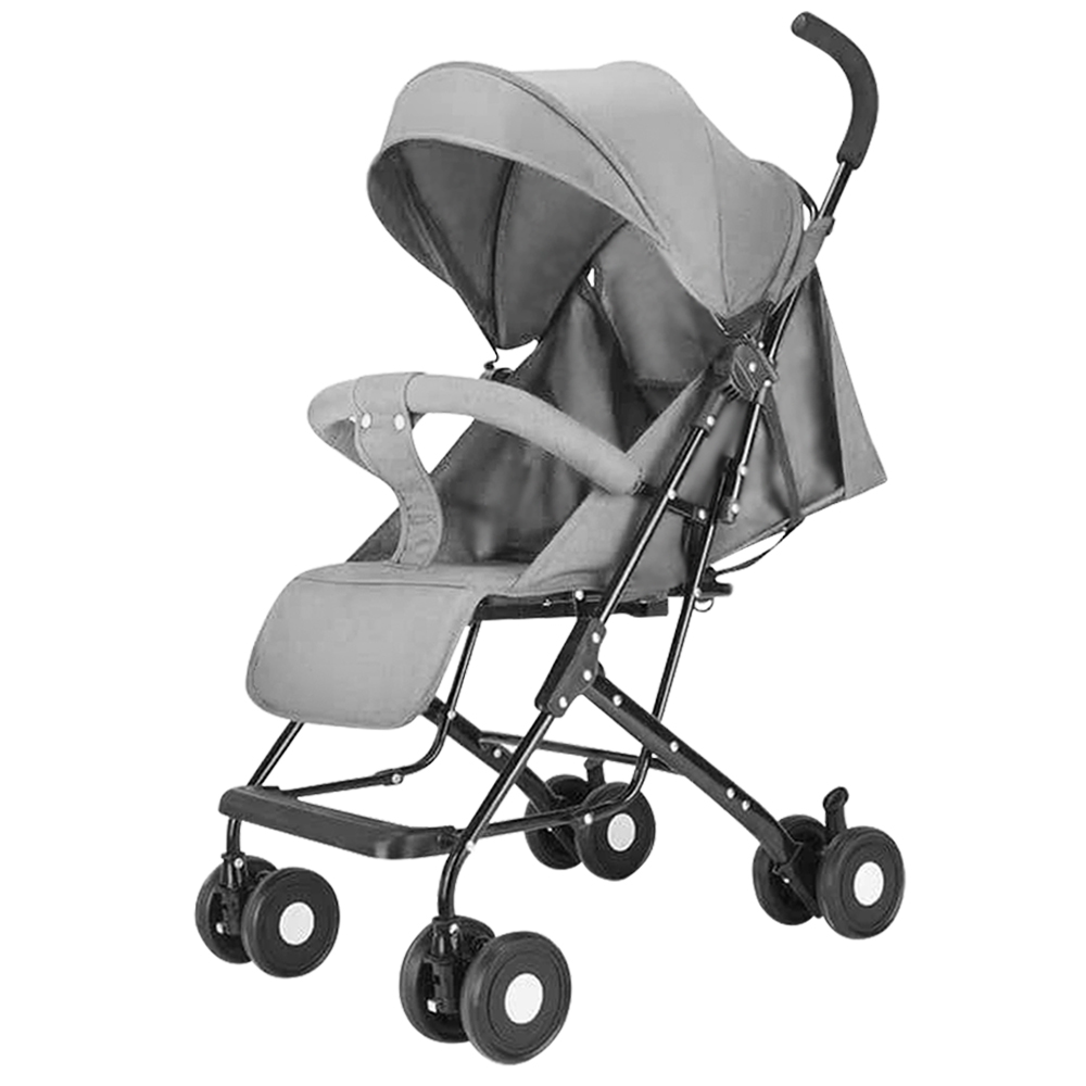 KINDERKRAFT POUSSETTE GRIS AVEC ACCESSOIRES