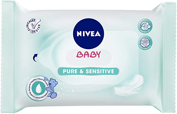 NIVEA BABY LINGETTE PURE &amp; SENSITIVE