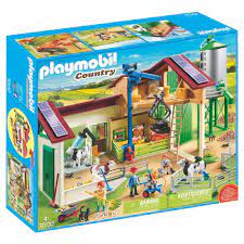 PLAYMOBIL COUNTRY GRANDE FERME AVEC SILO ET ANIMAUX