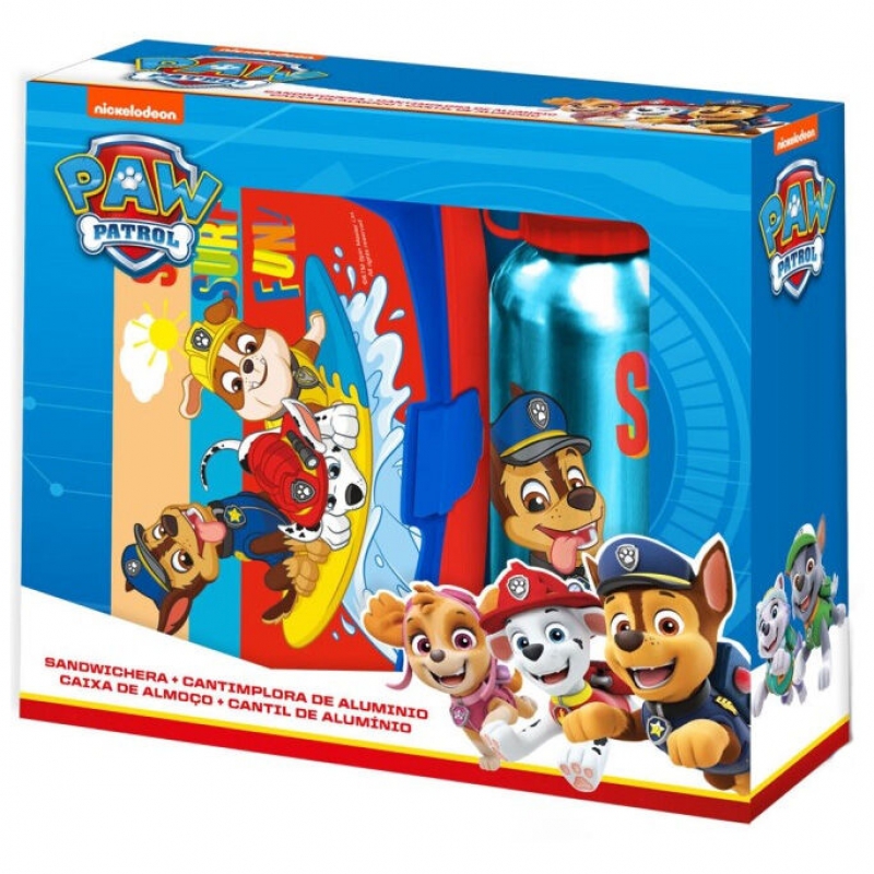 BOITE A GOUTER + BOUTEILLE PAW PATROL
