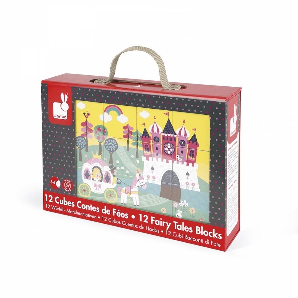 JANOD 12 CUBES CONTE DE FEES