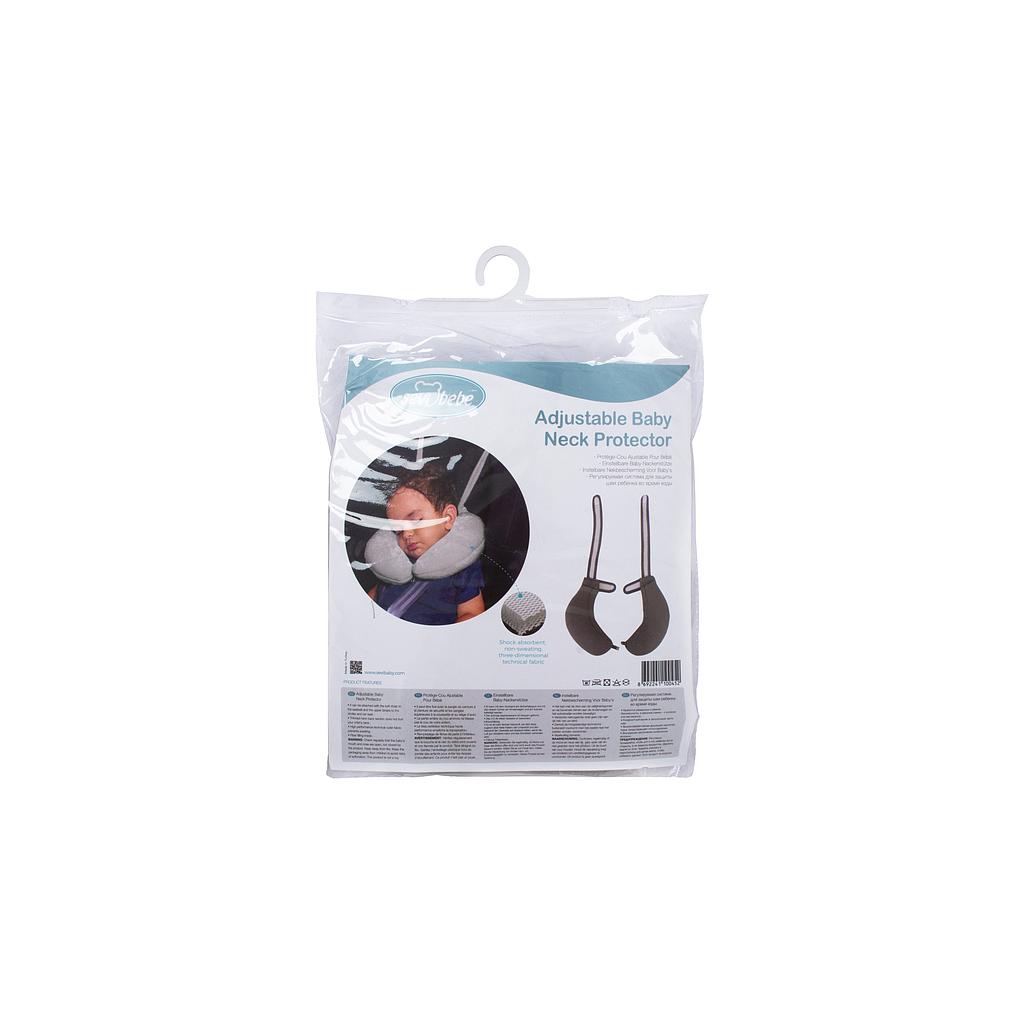SEVIBEBE PROTECTEUR DE COU REGLABLE ROSE - GRIS
