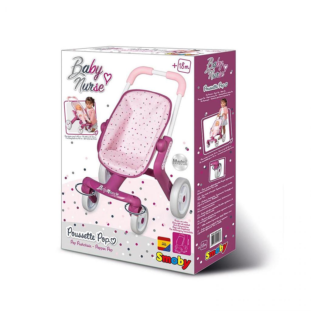 Smoby Baby Nurse Poussette Multidirectionnelles