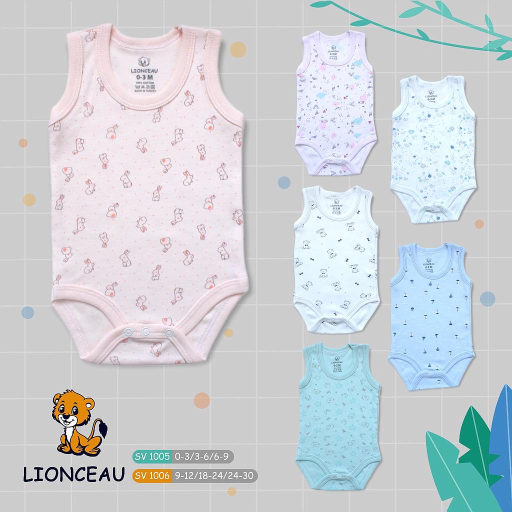 LIONCEAU BODY SANS MANCHE 9-36 MOIS