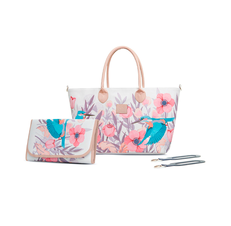 KINDERKRAFT SAC MAMAN BIRD WHITE