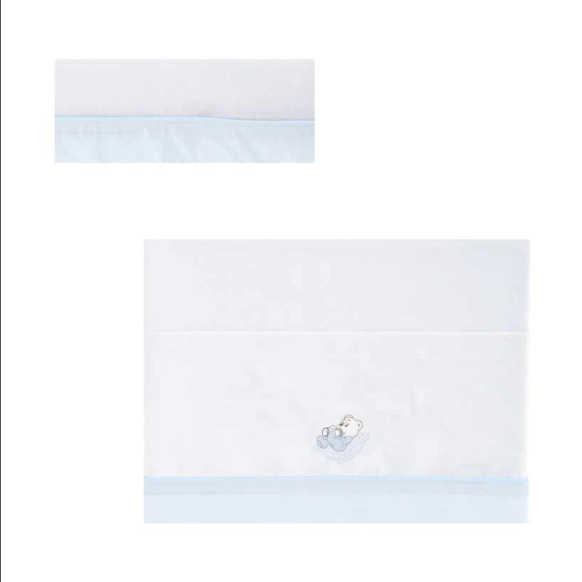 GUY LAROCHE PARURE DE DRAPS 3 PCS  BLEU