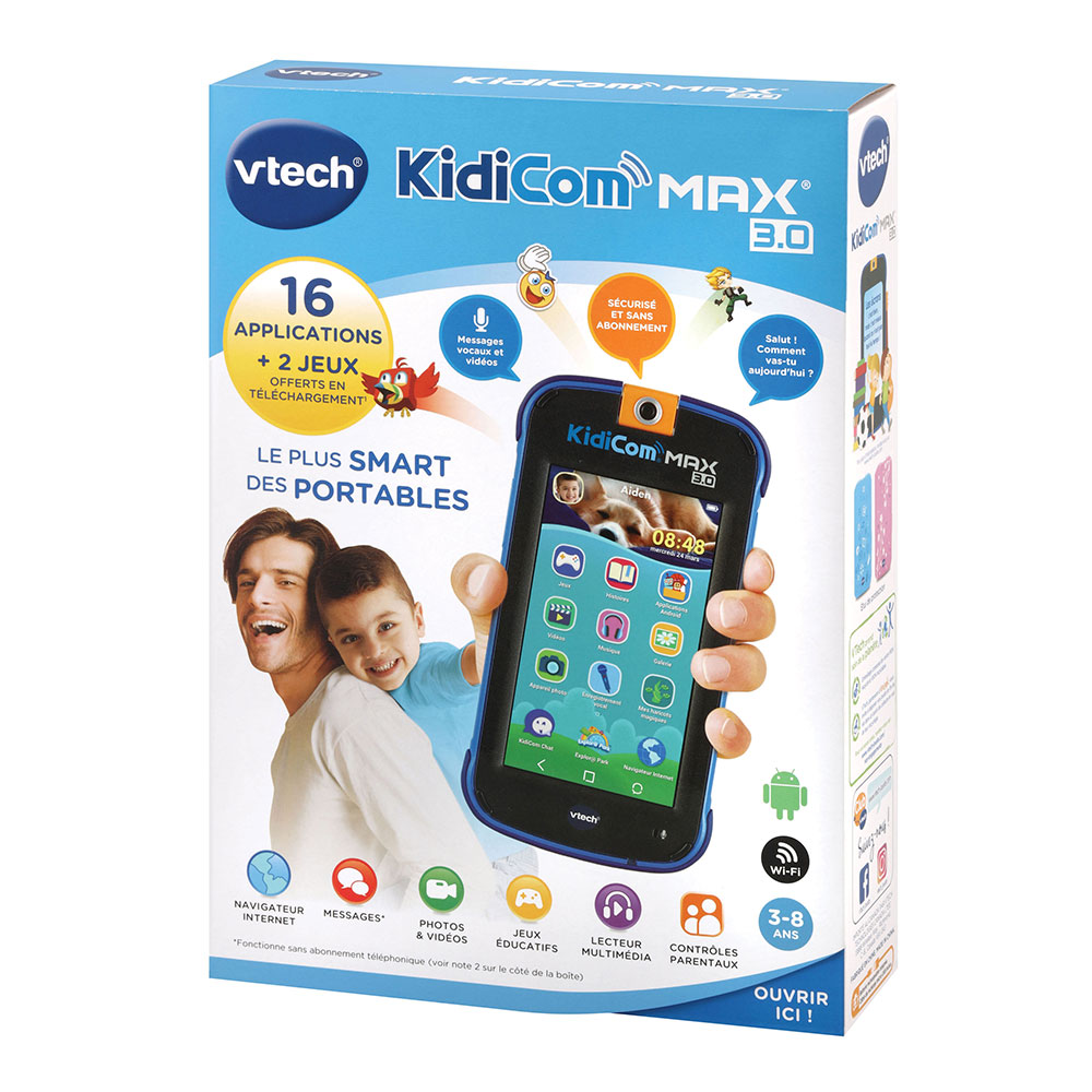 VTECH KIDICOM MAX 3.0 BLEU