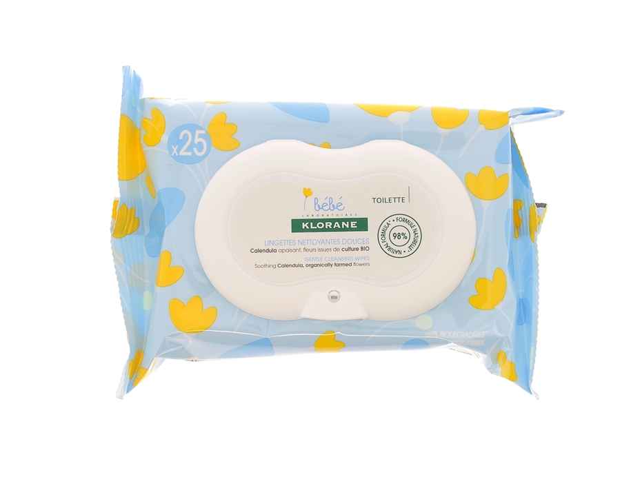 KLORANE LINGETTES NETTOYANTES DOUCES