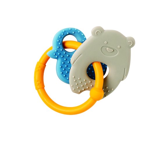 NATTOU ANNEAU DE DENTITION OURS ET CANARD