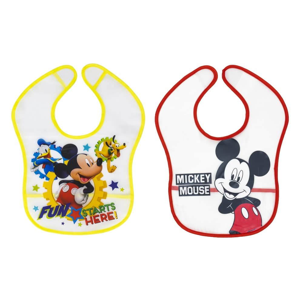 BABERO 2 BAVOIR IMPERMEABLE DISNEY MICKEY