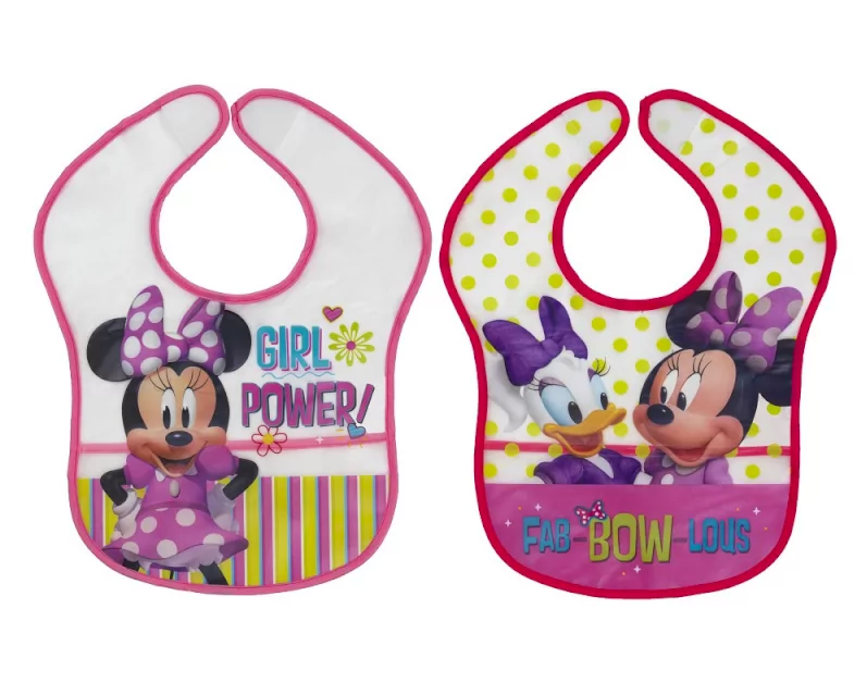 BABERO 2 BAVOIR IMPERMEABLE DISNEY MINNIE