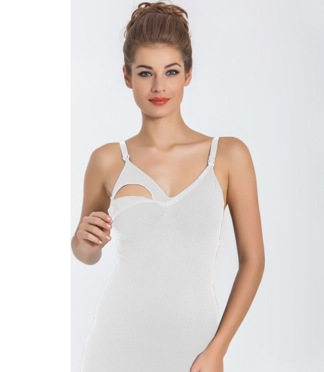 MISS FIT TOP D'ALLAITEMENT BLANC