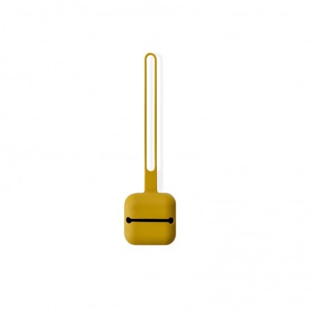 INTERBABY PORTE SUCETTE EN SILICONE JAUNE