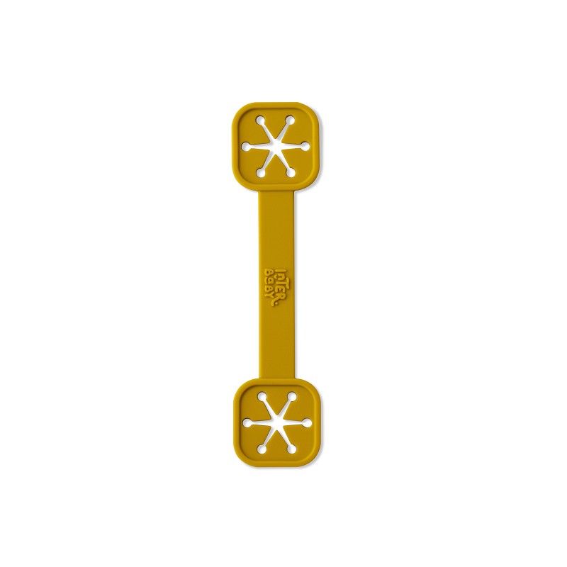 INTERBABY 2 ATTACHE BAVOIRS JAUNE