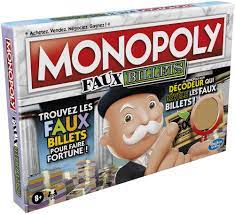 MONOPOLY FAUX BILLETS