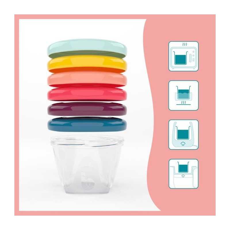 BABYMOOV POTS DE CONSERVATION 6 X 180 ML