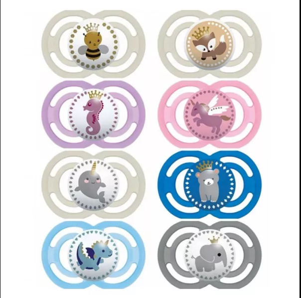 MAM 2 SUCETTES EN SILICONE 6M+