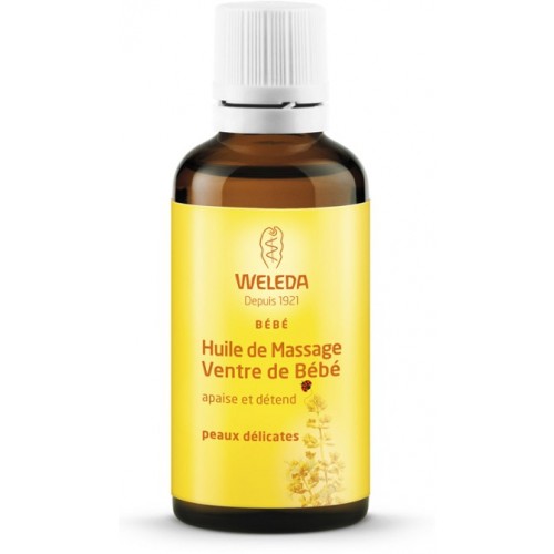WELEDA HUILE DE MASSAGE VENTRE DE BEBE