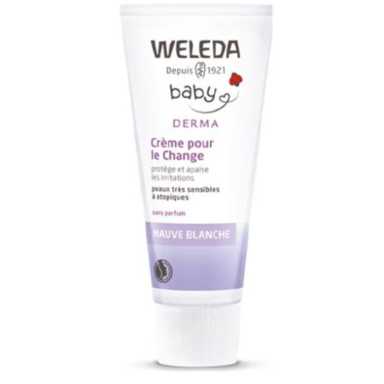 WELEDA Derma Crème Pour Le Change à La Mauve Blanche 50 ml