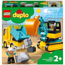 Lego Duplo Construction - Le Camion Et La Pelleteuse