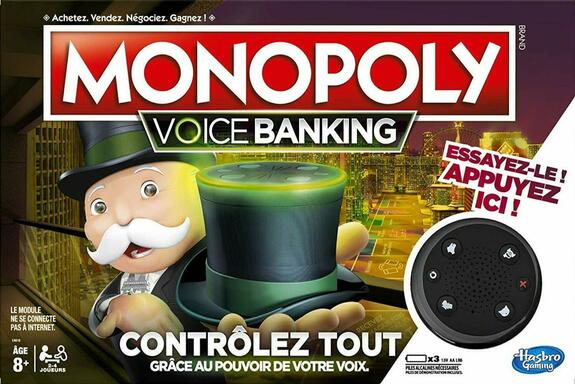HASBRO MONOPOLY VOICE BANKING