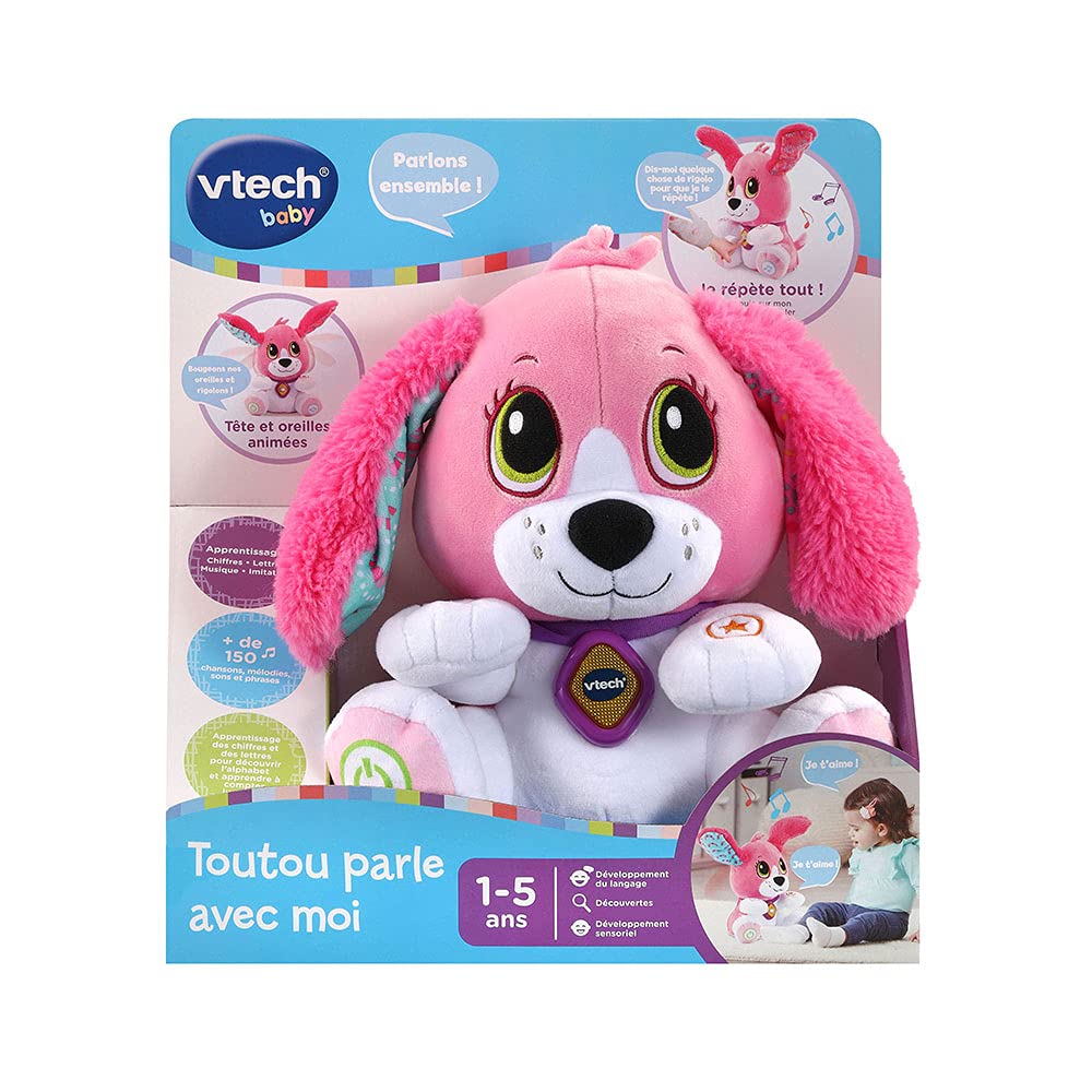 VTECH TOUTOU PARLE AVEC MOI ROSE