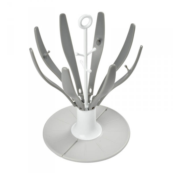 BEABA EGOUTTOIRE BIBERONS FLOWER PLIABLE GRIS