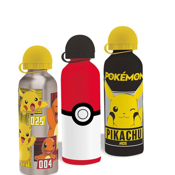 KIDS BOUTEILLE D'EAU EN ALUMINIUM 500 ML POKÉMON