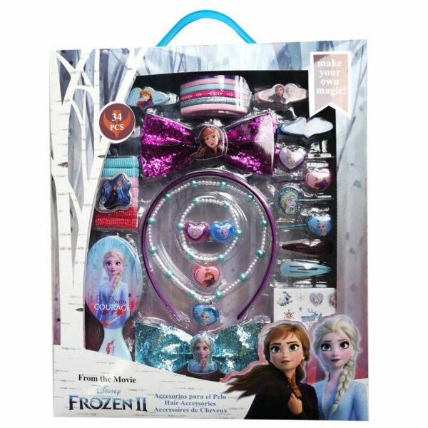 FROZEN COFFRET ACCESOIRE DE CHEVEUX 34 PCS