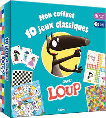 AUZOU MON COFFRET 10 JEUX CLASSIQUES LE LOUP