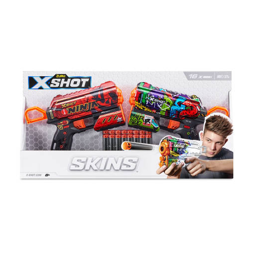 ZURU X-SHOT SKINS NINJA x GRAFFITI