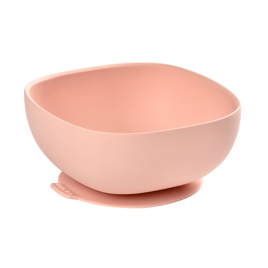 BEABA BOL SILICONE AVEC VENTOUSE ROSE