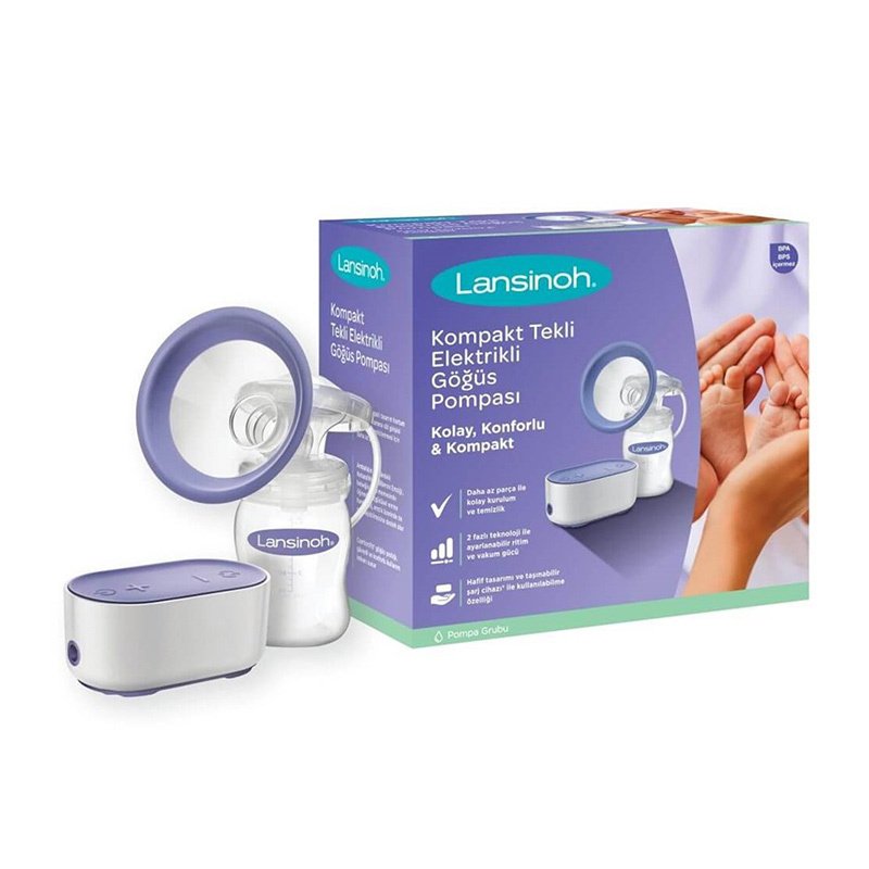 LANSINOH TIRE LAIT ÉLECTRIQUE COMPACTE