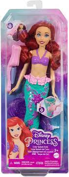 MATTEL PRINCESS ARIEL SIRENE COULEUR