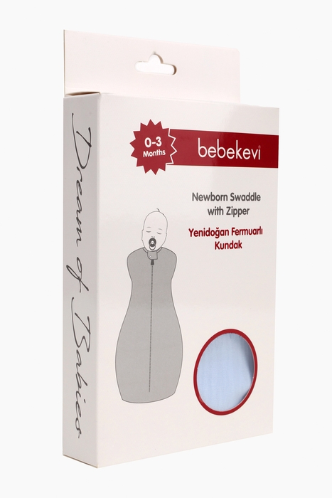 BEBEKEVI DRAP D'EMMAILLOTAGE AVEC FERMETURE ÉCLAIR