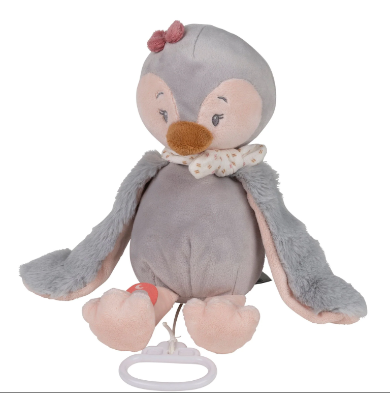NATTOU PELUCHE MUSICAL PINGUIN SASHA &amp; PAULINE
