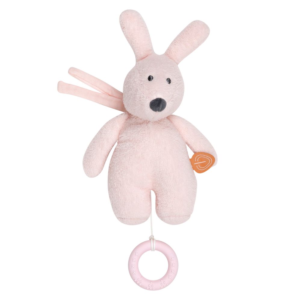 NATTOU MINI PELUCHE MUSICAL CLOCK LAPIN SUSIE &amp; BONNIE