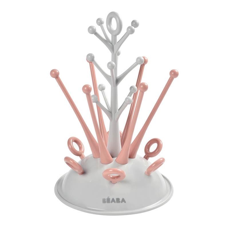 BEABA EGOUTTOIR A BIBERON ARBRE OLD PINK