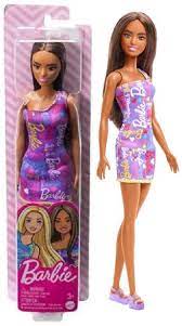 MATTEL BARBIE BRUNE ROBE VIOLETTE