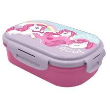 KIDS LICENSING BOITE A GOUTER +FOURCHETTE LICORN