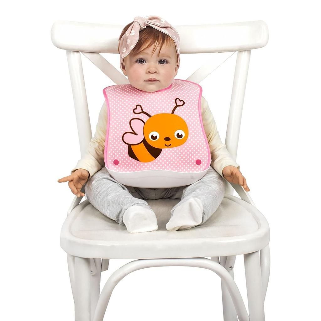 SEVIBEBE  BAVOIR EN PLASTIQUE RAMASSE MIETTE ROSE