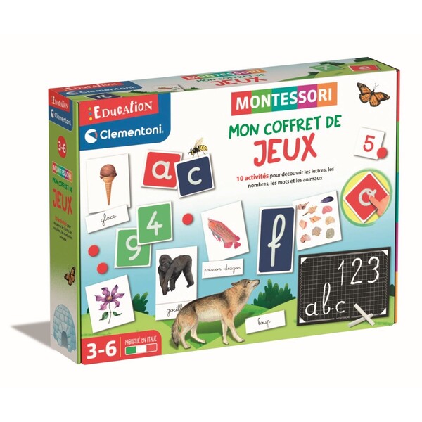 CLEMENTONI MONTESSORI MON COFFRET DE JEUX