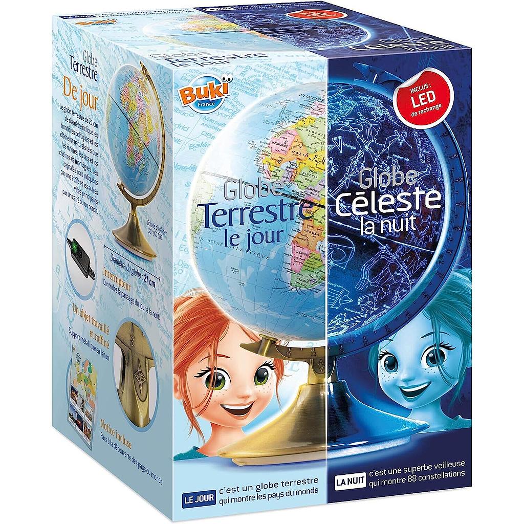 BUKI GLOBE JOUR ET NUIT LED