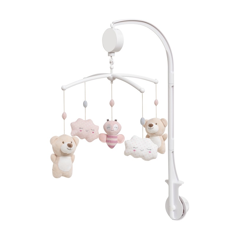 INTERBABY MOBILE MUSICALE ROSE 0-5 M