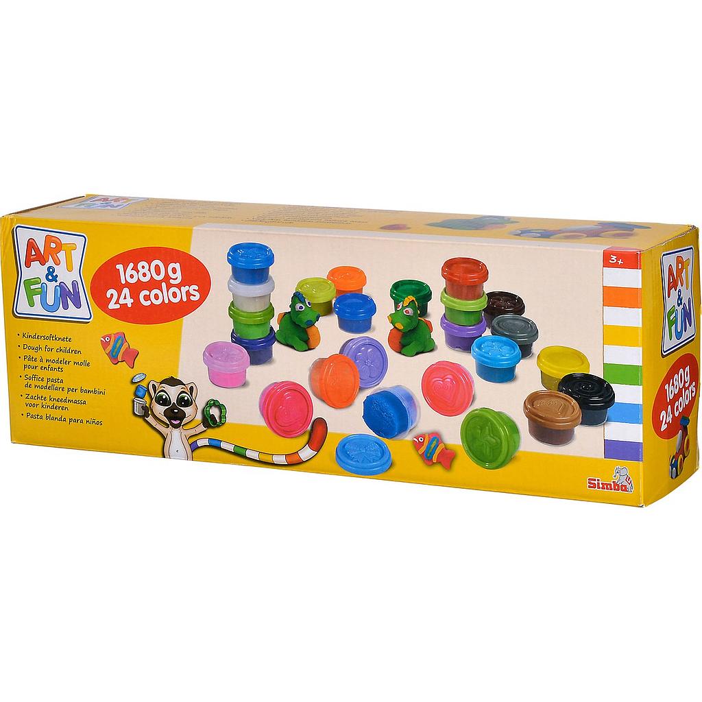 SIMBA ART ET FUN PATE A MODELER 24 COLORS